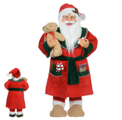 Papai Noel em Pé de Pijama 45cm - PRÉ-VENDA