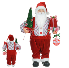 Papai Noel em Pé com Presentes 60cm - PRÉ-VENDA