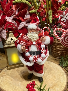 PN1234 - Papai Noel em Pé com Saco de Presente - 27cm - comprar online
