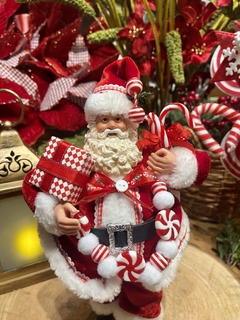 PN1234 - Papai Noel em Pé com Saco de Presente - 27cm na internet