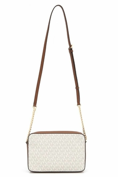 Bolsa Transversal Michael Kors Jet Set Crossbody Vanilla na internet