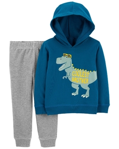 Conjunto 2 peças Dinossauro Carter's Moletinho