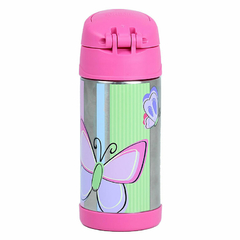 KIT GARRAFA E POTE TERMICO THERMOS BORBOLETA - Importados Baby da Ju