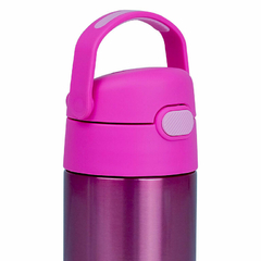 KIT GARRAFA E POTE TERMICO THERMOS ROSA - Importados Baby da Ju