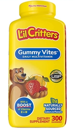 Multi Vitaminas L'il Critters 300 Balas de Gomas