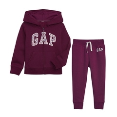 CONJUNTO GAP ROXO MENINA MOLETOM