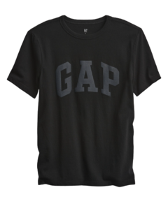 Camiseta GAP infantil manga curta Preto