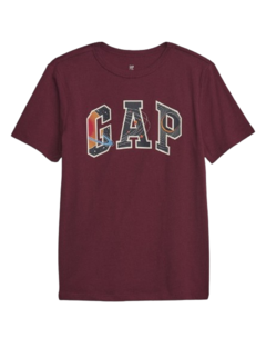 CAMISETA GAP MANGA CURTA VINHO