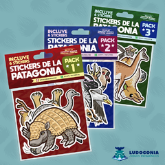 COMBO PACKS 1-2-3 Stickers de la Patagonia *NOVEDAD*