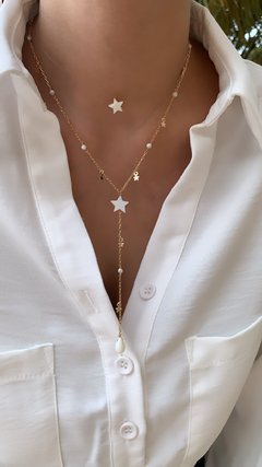 Choker Nylon Estrela ou Gargantilha Gravatinha Estrela - Banhada à Ouro / Banhada à Prata - comprar online