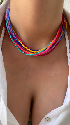 Choker Miçangas TRANCOSO - Banhada à Ouro / Banhada à Prata ≋⎈ - comprar online