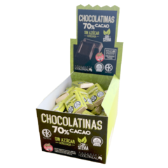 COLONIAL - CHOCOLATINA SEMI AMARGA STEVIA 5g