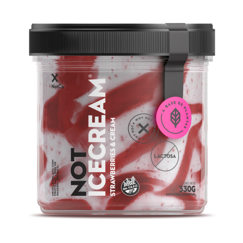 NOT ICECREAM - STRAWBERRIES AND CREAM 330g