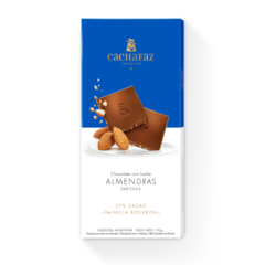 CACHAFAZ - CHOCOLATE CON LECHE Y ALMENDRAS PARTIDAS 100g