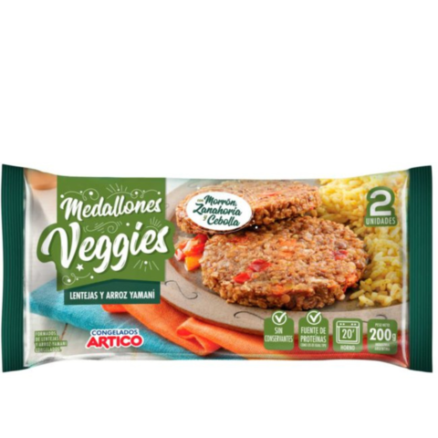 ARTICO - MEDALLÓN DE LENTEJAS Y ARROZ YAMANÍ 200GR