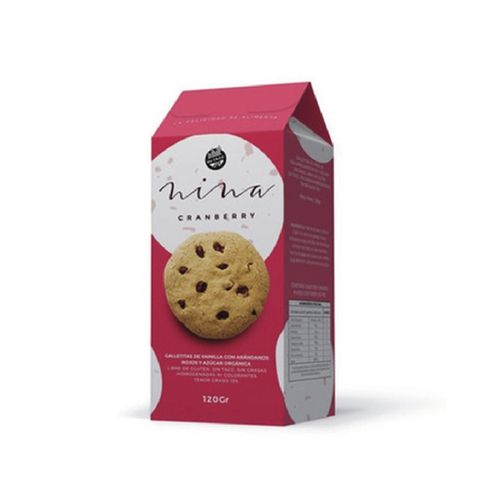 NINA - GALLETITAS CRANBERRY - 120G