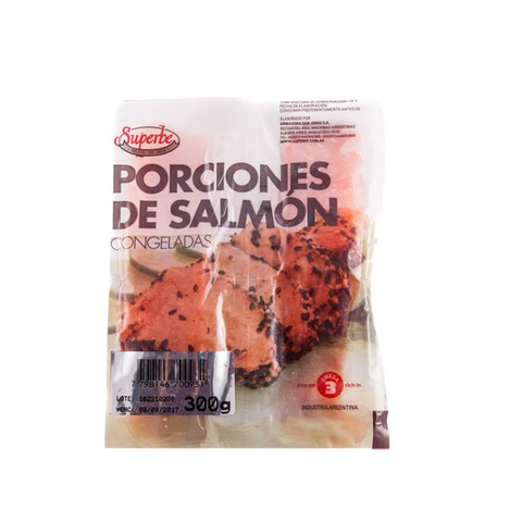 SUPERBE - SALMÓN PORCIONES 300G