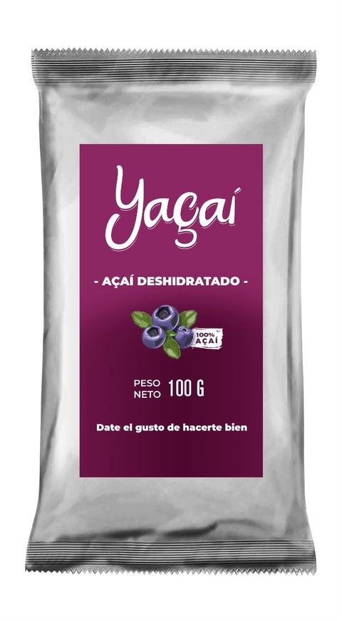 YACAI - ACAI DESHIDRATADO PURO (100g)