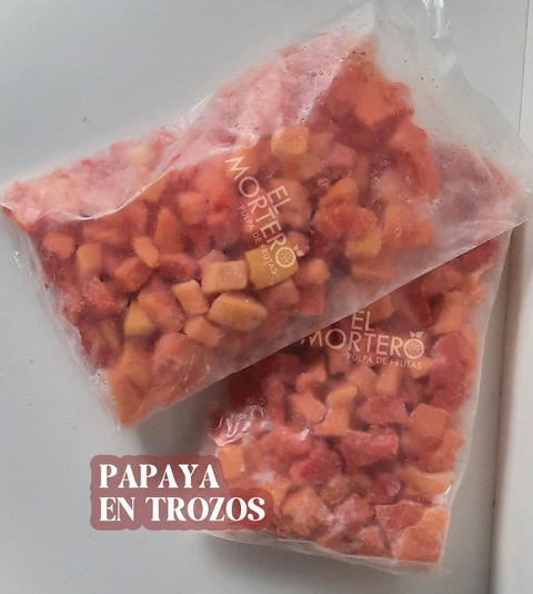 PAPAYA EN TROZOS - 1KG