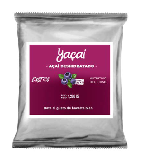 YACAI - ACAI DESHIDRATADO PURO (1,2KG)