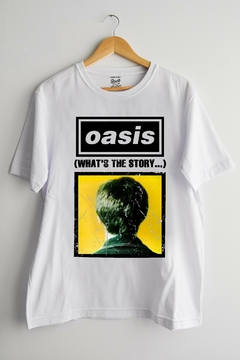 Remera Oasis - Whas`s the story (Nevada, Negra o Blanca) en internet