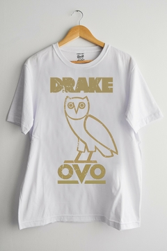 Remera Drake - Ovo (Nevada, Negra o Blanca) en internet