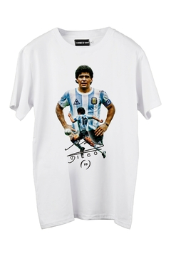 Remera Maradona (Nevada,Negra o Blanca) - comprar online