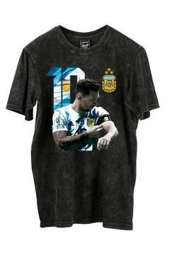 Remera Messi 10 God (Nevada,Negra o Blanca)