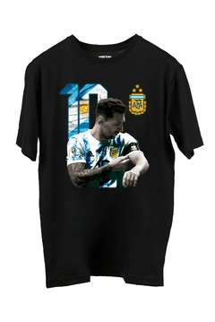 Remera Messi 10 God (Nevada,Negra o Blanca) en internet