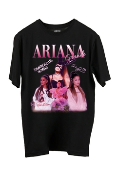 Remera Ariana Grande (Nevada,Negra o Blanca) - comprar online