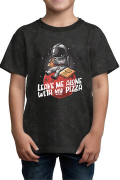 Remera Astronauta Pizza (Niño/a Nevada)