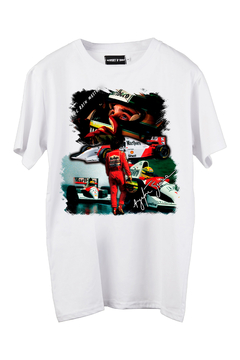 Remera Ayrton Senna (Nevada, Negra o Blanca) en internet