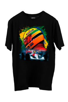 Remera Ayrton Senna 2 (Nevada o Negra) - comprar online