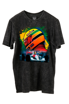Remera Ayrton Senna 2 (Nevada o Negra)