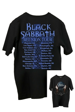 Remera Black Sabbath FRENTE y ESPALDA (Nevada, Negra o Blanca) en internet