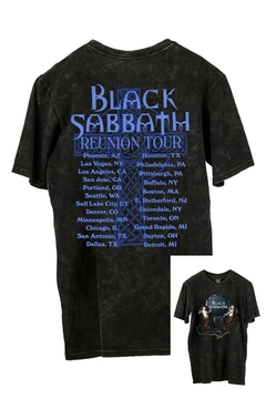 Remera Black Sabbath FRENTE y ESPALDA (Nevada, Negra o Blanca)