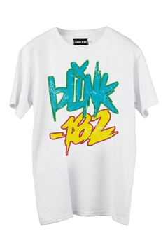 Remera Blink 182 - Colors (Blanca)