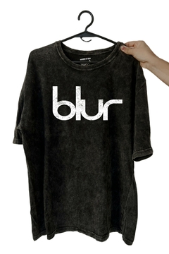 Remera Blur logo (Nevada, Negra o Blanca)