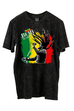 Remera Bob Marley 2 (Negra o Nevada)