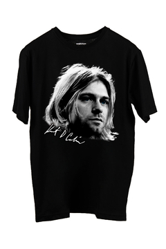 Remera Kurt Cobain Face (Nevada o Negra) - comprar online