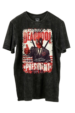 Remera Deadpool President (Nevada ,Negra o Blanco)