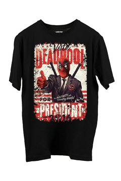 Remera Deadpool President (Nevada ,Negra o Blanco) - comprar online