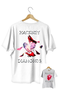 Remera Rolling Stones - Hackney Diamonds Frente y Espalda (Nevada,Negra o Blanca) - comprar online