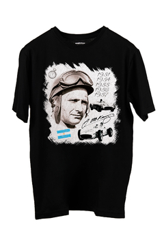 Remera Juan Manuel Fangio (Nevada o Negra) - comprar online