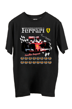 Remera Ferrari F1 Team (Nevada o Negra) - comprar online