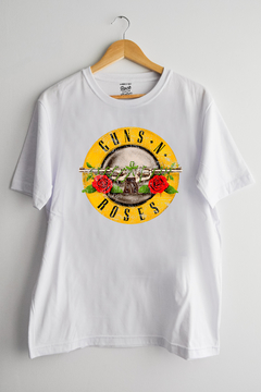 Remera Guns and Roses (Nevada, Negra o Blanca) en internet