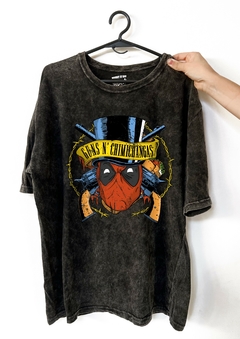 Remera Deadpool - GnR (Nevada, Negra o Blanca)