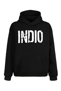 Buzo Hoodie Indio (Negro)