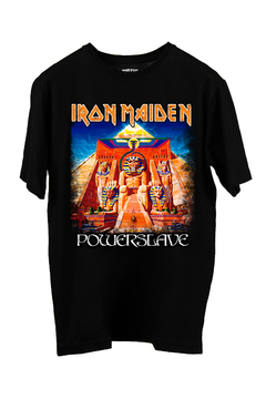 Remera Iron Maiden - Powerslave (Nevada, Negra o Blanca) - comprar online