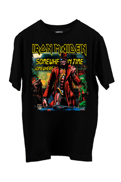 Remera Iron Maiden - Somewhere in Time 2 (Nevada, Negra o Blanca) - comprar online